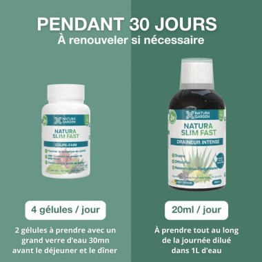 NATURA SLIM FAST ATTACK PROGRAM DOSAGE FR