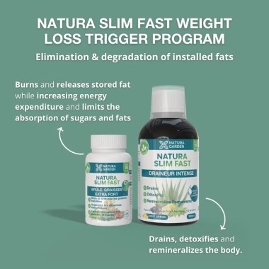 NATURA SLIM FAST PROGRAMME DÉCLENCHEUR PERTE DE POIDS ARGUMENTAIRE EN