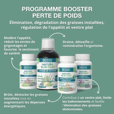 NATURA SLIM FAST PROGRAMME BOOSTER PERTE DE POIDS ARGUMENTAIRE FR