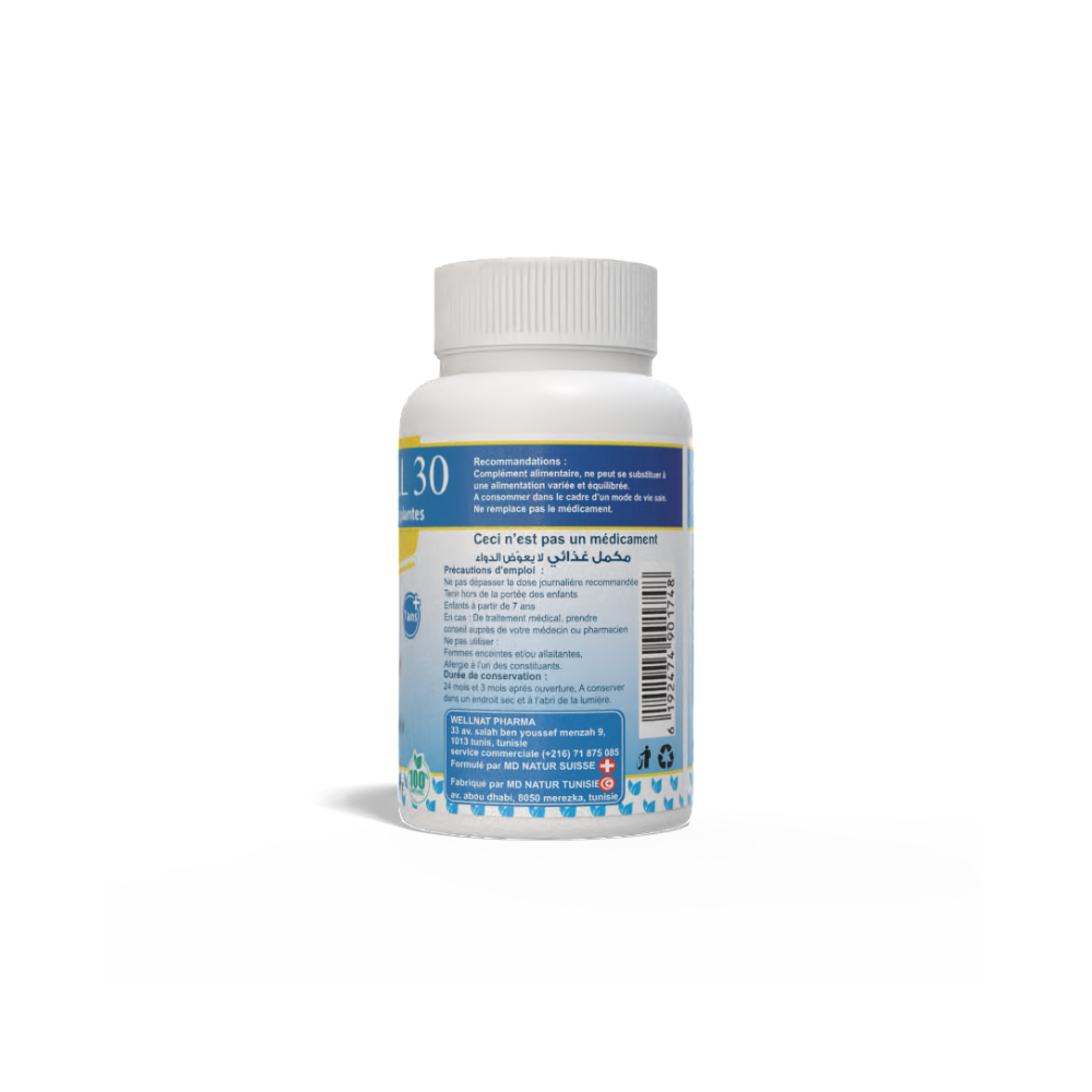 CALMOWELL 30 GEL VUE DE GAUCHE