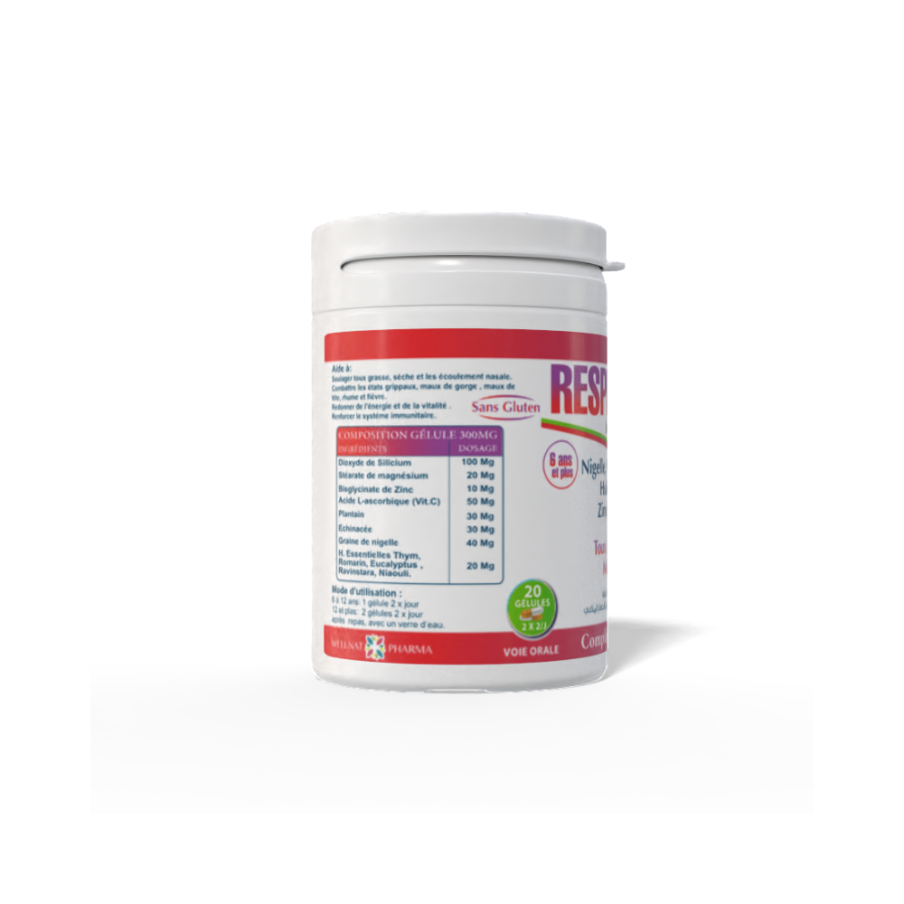 RESPIWELL 20 GEL VUE DE DROITE