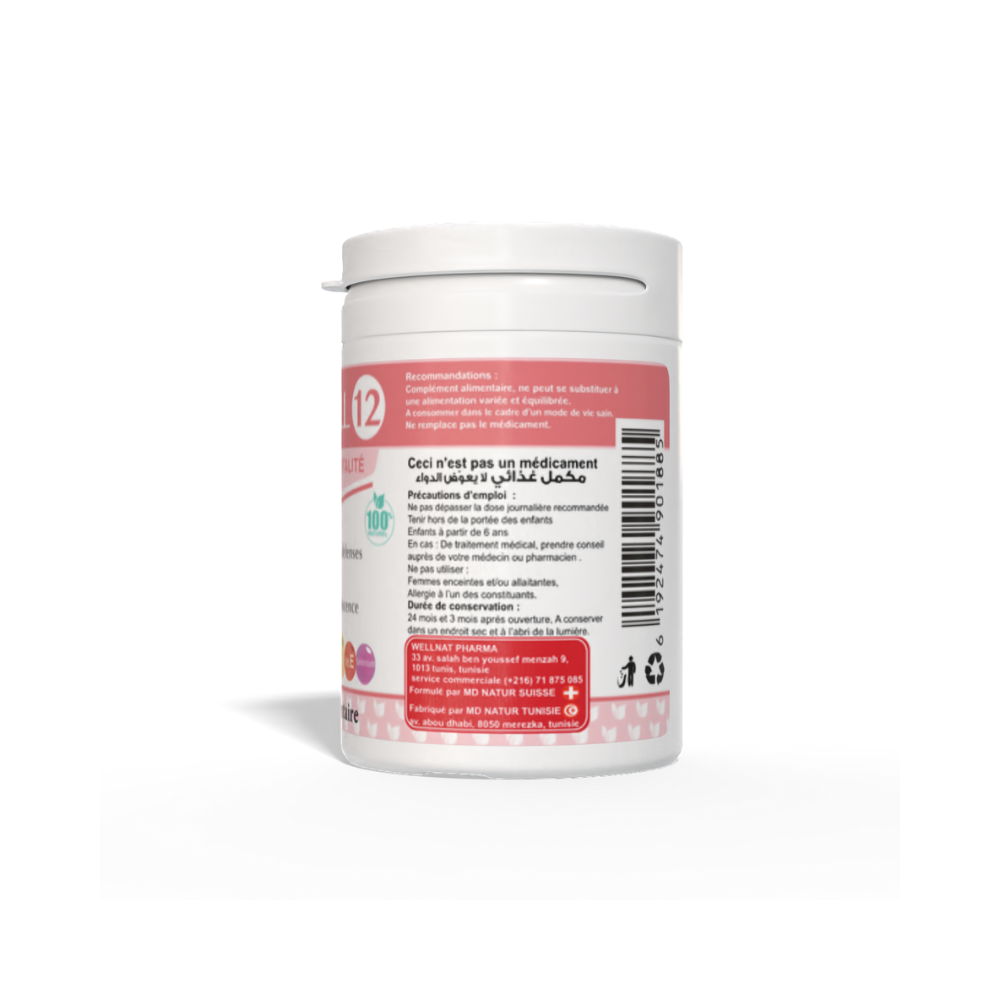 ENERGIWELL 12 GEL VUE DE GAUCHE