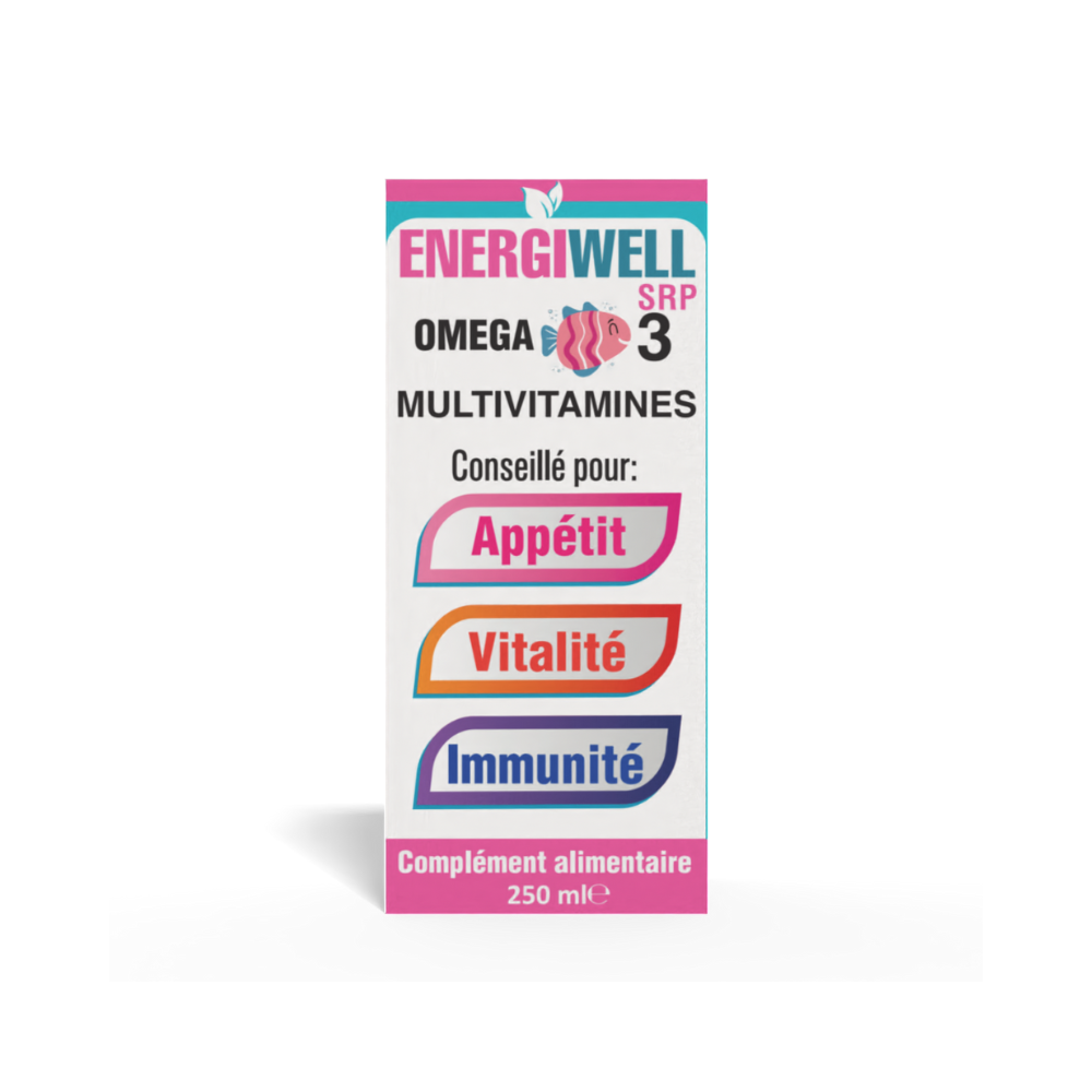 ENERGIWELL MULTIVITAMINES SIROP 250ML BOITE