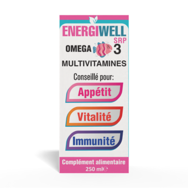 ENERGIWELL MULTIVITAMINES SIROP 250ML BOITE