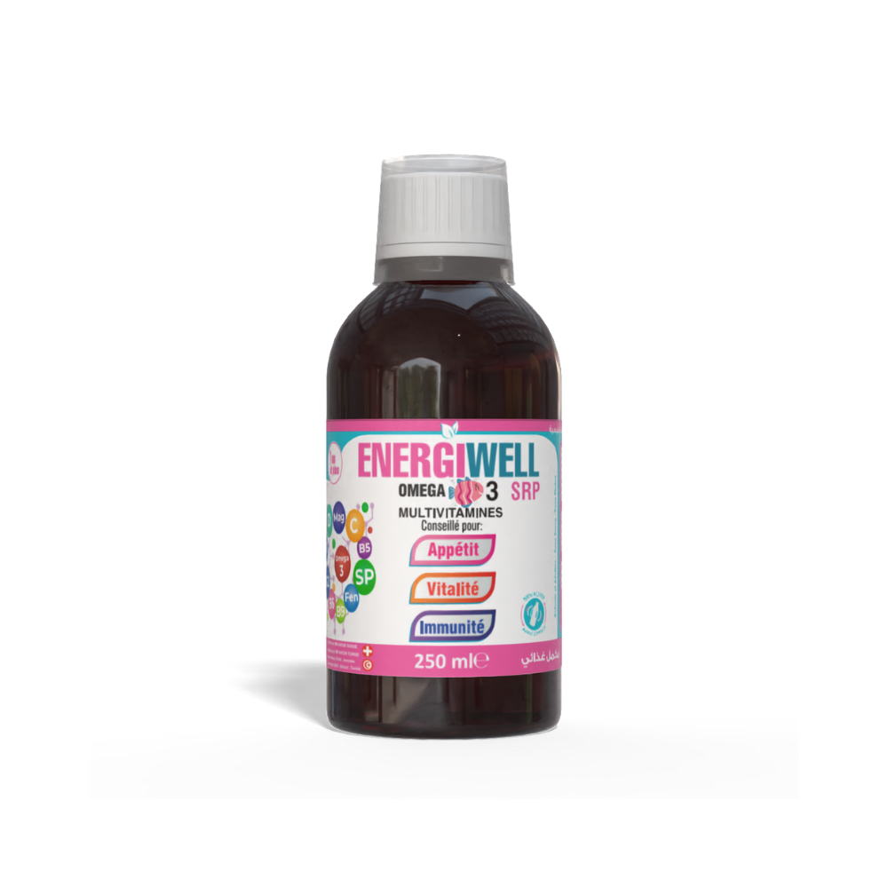ENERGIWELL MULTIVITAMINES SIROP 250ML BOUTEILLE