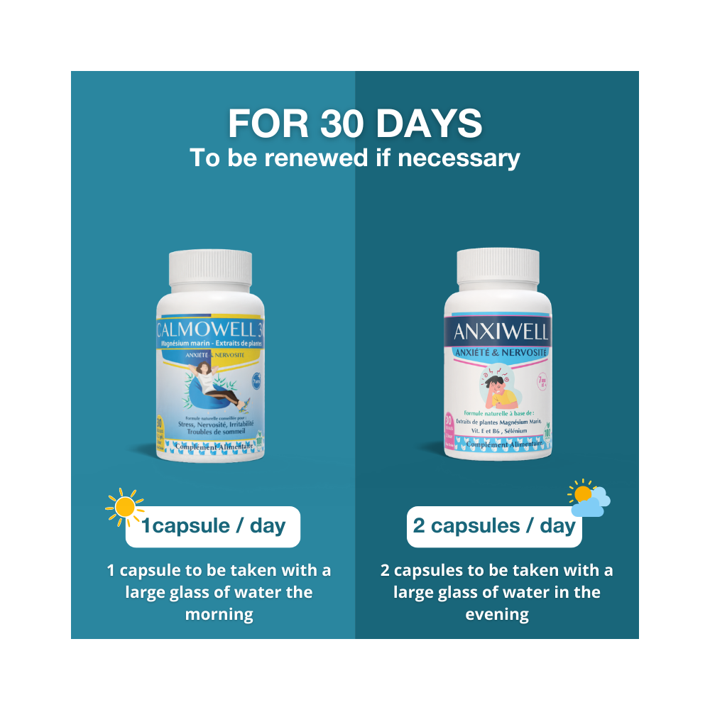 Pack Relaxation posologie EN