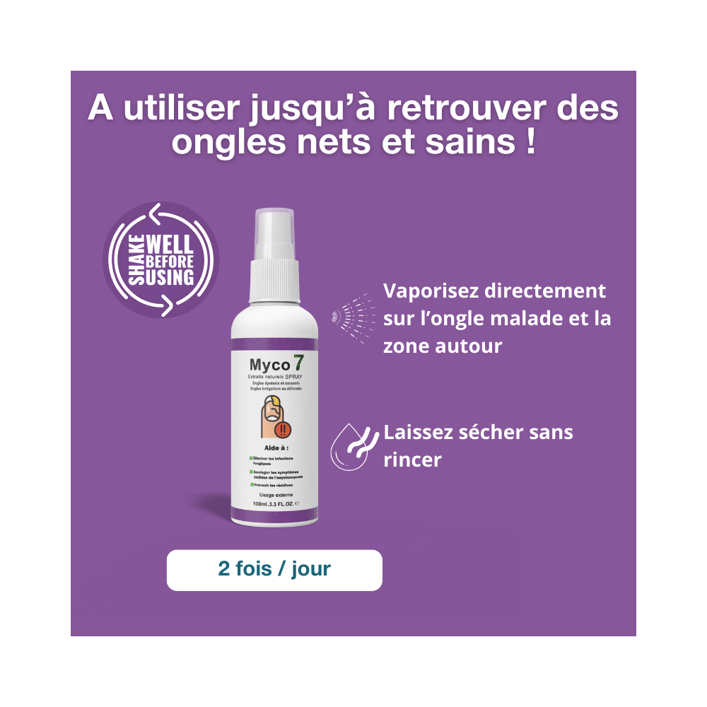 MYCO 7 Spray 100ml mode d'utilisation FR
